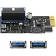 Плата расширения USB 3.0 EB-LINK PCIE, 4 порта, для ПК - изображение 1