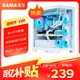 Корпус SAMA New Mirror World Matx Seaside White - изображение 4