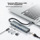 Док-станция расширения Acer Type-C, адаптер для гигабитного Ethernet-порта, USB 3.0-концентратор, проводная сетевая карта, преобразователь RJ45, совместима с ноутбуками. - изображение 3