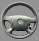 Чохол-обплетення на кермо з автомобільної екошкіри Skoda Octavia/Fabia - зображення 1
