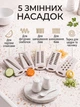 Овощерезка ручная мультислайсер шинковщица механическая многофункциональная терка Hausland измельчитель универсальный кухонный нож для нарезки овощей фруктов из нержавеющей стали 7в1 Голубой (03270001) - изображение 4