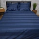 Комплект постільної білизни Moon&Star Євро 200x220 см наволочки 4 х 70х70 см Royal Blue Satin Stripe (MS-820013069) - зображення 2
