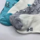 Шкарпетки дитячі 4 пари Migros - розмір 19-22 (9-18 міс) Білий Сірий Синій - изображение 3