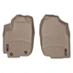 Коврики в салон Toyota Rav4 2013-, с бортом, передние, бежевые, Weathertech 455101 - изображение 1