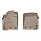 Килимки у салон Toyota Land Cruiser 200/Lexus LX570 2012-, з бортом, передні, бежеві, Weathertech 454231 - зображення 1