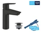 Grohe QuickFix Start Однорычажный смеситель для раковины M-Size + нажимной донный клапан (235752432) - изображение 7