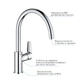 Набор смесителей Grohe QuickFix Start Edge 4 в 1 для ванной и кухни (UA202501SK) - изображение 13