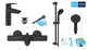 Набiр змiшувачiв Grohe QuickFix Start 3 в 1 для ванни (UA303304TM) - зображення 10