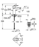 Grohe BauLoop New Однорычажный смеситель для раковины M-Size + нажимной донный клапан (23886001) - изображение 2