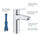 Grohe QuickFix Start Одноважільний змішувач для раковини M-Size (23552002) - зображення 6