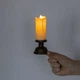 Набор из 3 светодиодных свечей (LED), айвори, 14 см (9262-004) - изображение 3