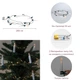 Світлодіодна гірлянда (LED) з 10 свічок з кліпсами на ялинку, 285 см (9262-011) - зображення 1