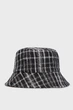 Жіноча чорна твідова картата панама Gant L/XL 4900057 - изображение 1