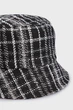 Жіноча чорна твідова картата панама Gant L/XL 4900057 - изображение 4