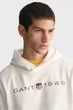 Чоловіче біле худі PRINTED GRAPHIC Gant S 2003244 - изображение 4