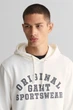 Чоловіче біле худі ORIGINAL GRAPHIC Gant XL 2007081 - изображение 4