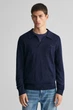 Чоловіче темно-синє лляне поло COTTON LINEN OPEN Gant XL 8050193 - зображення 1