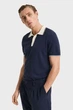 Чоловіче темно-синє поло MODAL BLEND Gant XXL 8030237 - изображение 1