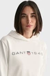 Жіноче біле худі REG PRINTED GRAPHIC Gant XS 4200756 - зображення 4