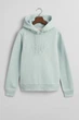 Жіноче блакитне худі REG TONAL SHIELD Gant XS 4203648 - зображення 1