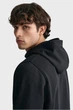 Чоловіче чорне худі PRINTED GRAPHIC HOODIE Gant XXL 2003244 - изображение 5