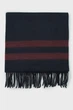 Чоловічий темно-синій шарф MERINO WOOL STRIPED WOVEN SCARF Gant OS 9920228 - зображення 2