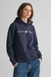 Жіноче темно-синє худі REG PRINTED GRAPHIC Gant S 4200756 - изображение 1