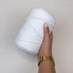 Шнур плетений YarnArt macrame cord 5 мм с сердечником для макраме білий (№751) - изображение 4
