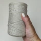 Шнур плетений з люрексом YarnArt macrame cotton Lurex 2мм бежевий (№725) - изображение 5