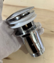 Донный клапан для раковины Koer PW-07-01 1 1/4'' с переливом автоматический СLICK-СLACK (Цвет хром) (KR5782) - изображение 14