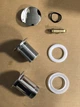 Донный клапан для раковины Koer PW-08-01 1 1/4'' без перелива автоматический СLICK-СLACK (Цвет хром ) (KR5786) - изображение 12
