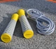 Скакалка Active Point ПВХ 2,75 м Серо-желтая - изображение 8
