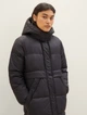 Куртка Puffer coat with a hood 1037596ХХ14482 Tom Tailor M Чорний 1037596ХХ14482 M - зображення 4