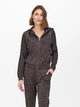 Толстовка ONPNASHA LS HOOD ZIP BRUSH SWEAT 15236667-Sparrow-Detail:w. Melange Only Play M Темно-кори 15236667-SPARROW-DETAIL:W XS - зображення 1