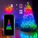 Умная RGB гирлянда 3м с Bluetooth и USB питанием для новогодней елки с пультом дистанционного управления - изображение 1