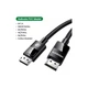 Кабель мультимедійний DisplayPort M to DisplayPort M 1.0m V1.4 braided DP114 Ugreen (ek22903) - зображення 3