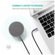 Кабель мультимедійний 3.5mm M to 3.5mm M 1.0m AV112 blue Ugreen (ek22865) - изображение 3