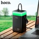 Повербанк для ноутбука з вбудованими кабелями 60000mAh 65W HOCO DB103A 2хUSB/Type-C RGB чорний - зображення 9
