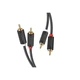 Кабель мультимедійний 2xRCA M to 2xRCA M 1.0m AV104 Ugreen (ek22861) - изображение 1