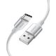 Дата кабель USB 2.0 AM to USB-C 0.25m 3A braided US288 Ugreen (ek20386) - зображення 1