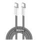 Дата кабель USB-C to USB-C 2.0m 3.0А ColorWay (ek19696) - зображення 1