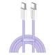 Дата кабель USB-C to USB-C 1.0m 60W 3.0А ColorWay (ek19600) - зображення 1