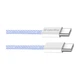 Дата кабель USB-C to USB-C 1.0m 60W 3.0А ColorWay (ek19600) - зображення 3