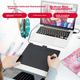 Цифровой графический планшет Wacom CTL-6100/K0, черный, средний размер, электронная доска для рисования, планшет для письма для онлайн-обучения, модернизированная версия CTL-672. - изображение 7