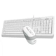 Комплект проводной A4Tech Fstyler F1010 USB Ivory - изображение 2