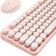 Комплект бездротовий Mofii Sweet Wireless White/Pink - зображення 2