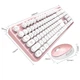 Комплект бездротовий Mofii Sweet Wireless White/Pink - зображення 7