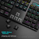 Комплект проводной MageGee MK-STORM Mechanical Storm USB Black - изображение 6