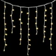 Гірлянда Бахрома від мережі, 12 м, 200 LED, Теплий білий - зображення 4
