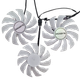 Вентилятор (кулер) Everflow 53924 для відеокарти RTX 3070-3090 Gigabyte Vision комплект 3шт (T129215SU) - изображение 1